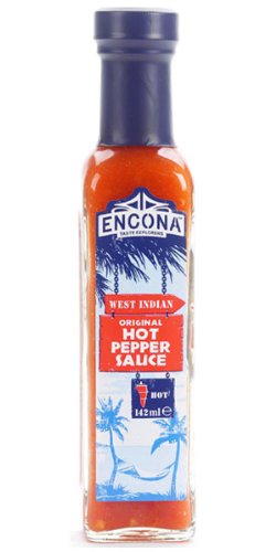 Encona Hot Pepper Sauce Original Scoville Scale
