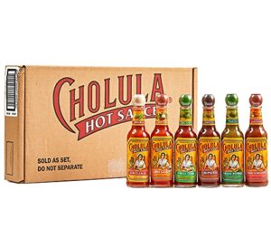 Cholula Hot Sauce 5 fl oz Variety Pack, 6 count (Crafted with Mexican