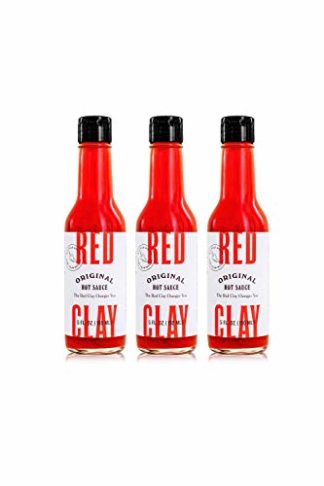 Red Clay Original Hot Sauce — Barrel-Aged Southern Hot Sauce, Cold-Pressed Fresno Peppers, Chef-Crafted, 5 fl oz Bottle (Pack of 3)